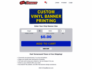 buyabanner.com screenshot