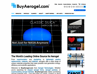 buyaerogel.com screenshot