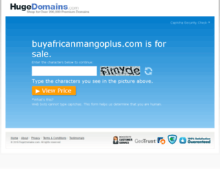 buyafricanmangoplus.com screenshot