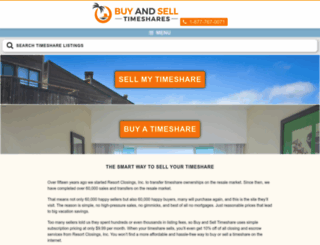 buyandselltimeshares.com screenshot