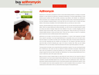 buyazithromycinnorx.com screenshot