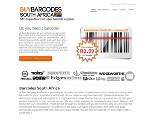 buybarcodes.co.za screenshot