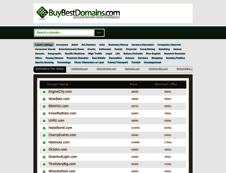 buybestdomains.com screenshot