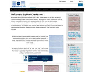 buyblankchecks.com screenshot