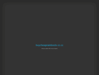buycheaprainboots.co.cc screenshot