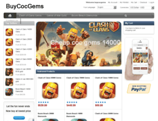 buycocgems.com screenshot