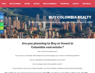 buycolombiarealty.com screenshot