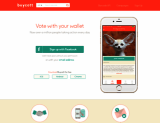 buycott.com screenshot