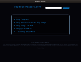 buydogsweaters.com screenshot