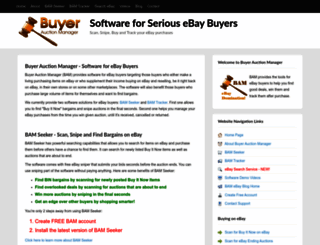 buyerauctionmanager.com screenshot