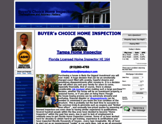 buyerschoiceinspections.com screenshot
