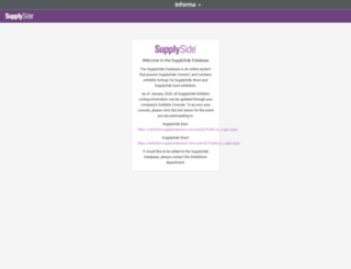 buyersguide.supplysideshow.com screenshot