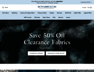 buyfabrics.com screenshot