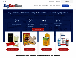 buyfakeurine.com screenshot