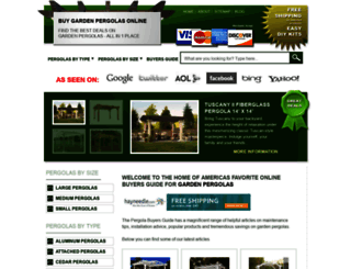buygardenpergolas.com screenshot