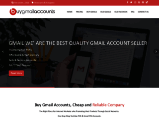 buygmailaccount.com screenshot