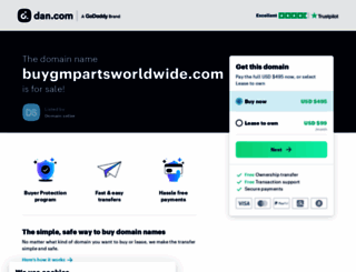 buygmpartsworldwide.com screenshot