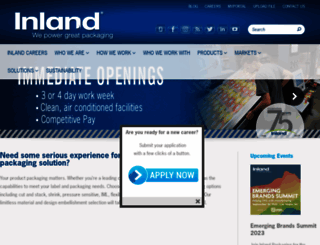 buyinland.inlandpackaging.com screenshot