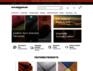 buyleatheronline.com screenshot