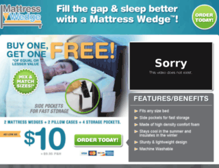 buymattresswedge.com screenshot