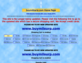 buymilitaria.com screenshot