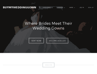 buymyweddinggown.com screenshot