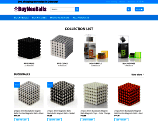 buyneoballs.com screenshot