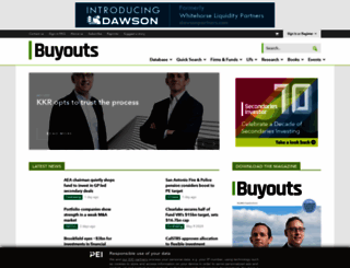 buyoutsinsider.com screenshot