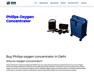 buyoxygenconcentrator.in screenshot