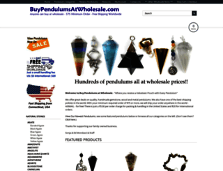 buypendulumsatwholesale.com screenshot