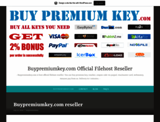 buypremiumkey.wordpress.com screenshot