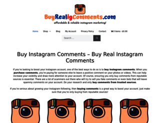 buyrealigcomments.com screenshot