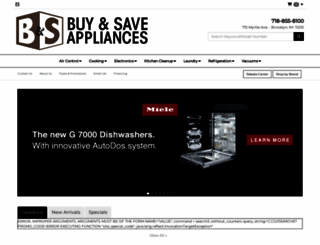 buysaveappliances.com screenshot
