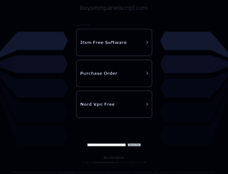 buysmmpanelscript.com screenshot