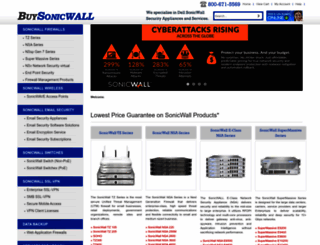 buysonicwall.net screenshot