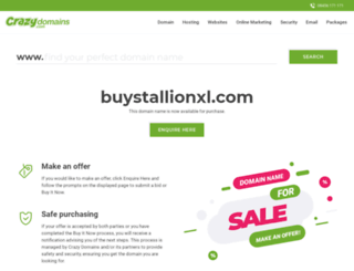 buystallionxl.com screenshot