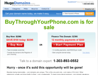 buythroughyourphone.com screenshot
