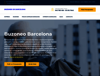 buzoneo-en-barcelona.com screenshot