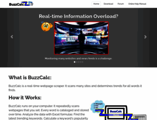 buzzcalc.com screenshot