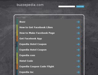 buzzepedia.com screenshot
