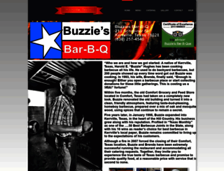 buzziesbbq.com screenshot
