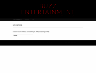 buzzntertainment.wordpress.com screenshot