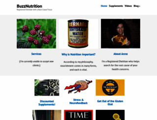buzznutrition.com screenshot