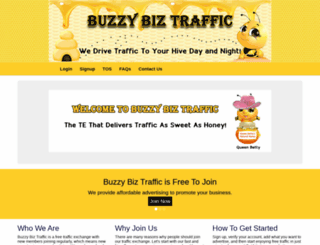 buzzybiztraffic.com screenshot