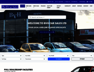 bvhcarsales.co.uk screenshot