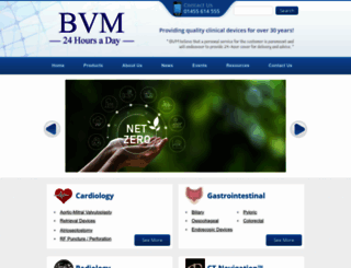 bvmmedical.com screenshot