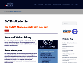 bvnm-akademie.de screenshot