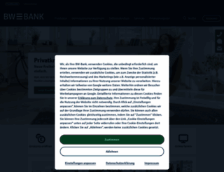bw-bank.de screenshot