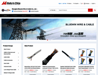 bwcable.en.made-in-china.com screenshot