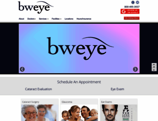 bweyecenter.com screenshot